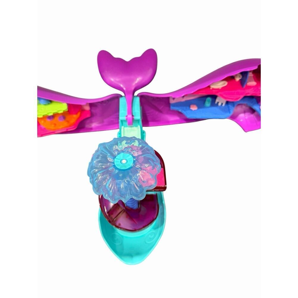 Polly Pocket Sparkle Cove Adventure Narwhal Cruise Ship Playet W/ One Figure - Picture 7 of 16
